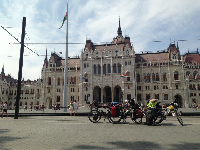 the bikes in Budapest