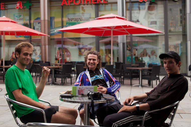 from left to right. Simon, Billy and Remi